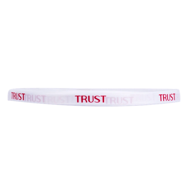 روبان سفید Trust Professional 5 متری با طرح قرمز