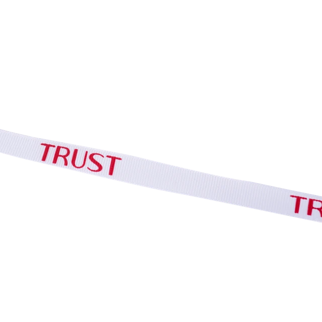 روبان سفید Trust Professional 5 متری با طرح قرمز
