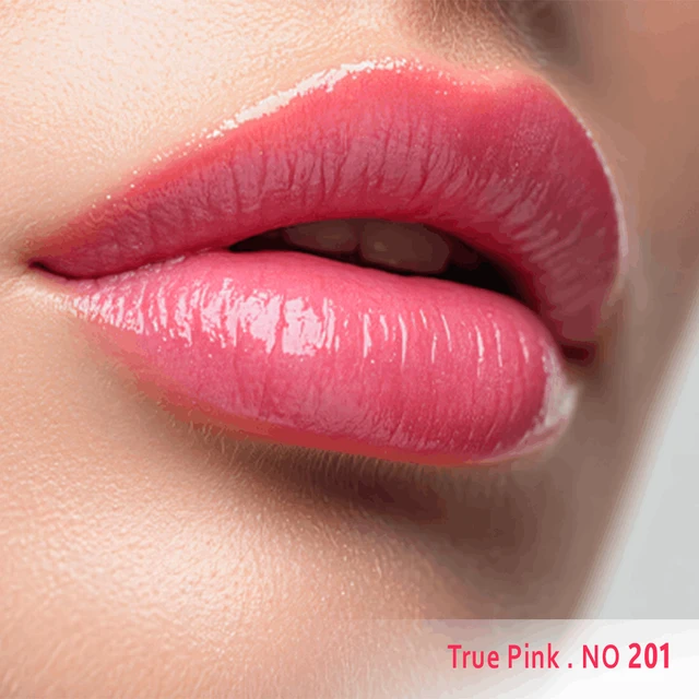 رژ لب مایع ابریشمی ساتین سرژه کد 201 (True Pink)