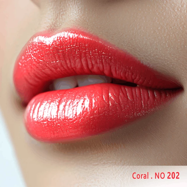 رژ لب مایع ابریشمی ساتین سرژه کد 202 (Coral)
